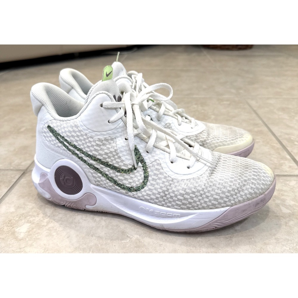 Nike KD Trey 5 IX Mens Size 11 White Lime Purple Shoes Basketball High Tops